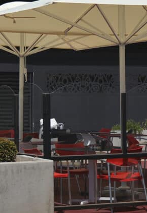 mampara paraviento separador hosteleria