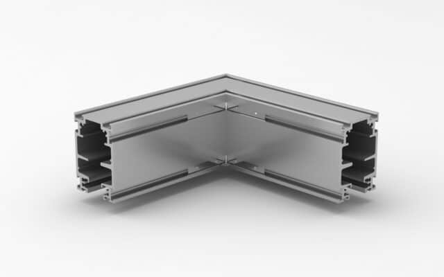 conexiones angulares para cortina cristal