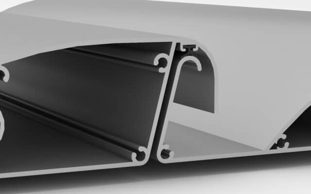 detalle de goma lama para pergola