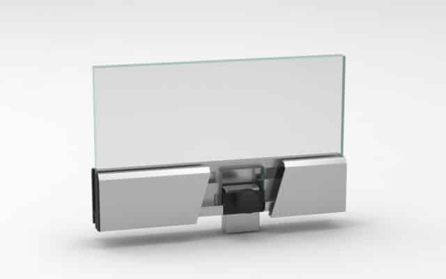 bloqueo de cortina cristal corredera