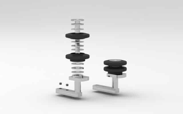 rodamientos cortina cristal