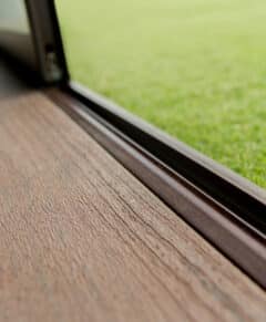 guia embutida cortina cristal