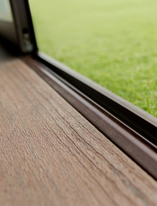 guia embutida cortina cristal