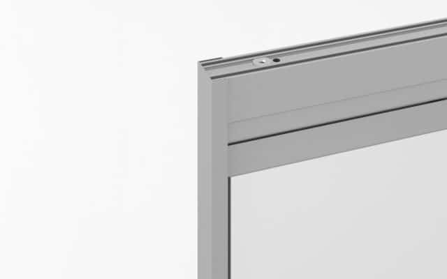 marco lateral de cortina cristal