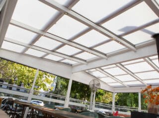 covertura plegable para terraza