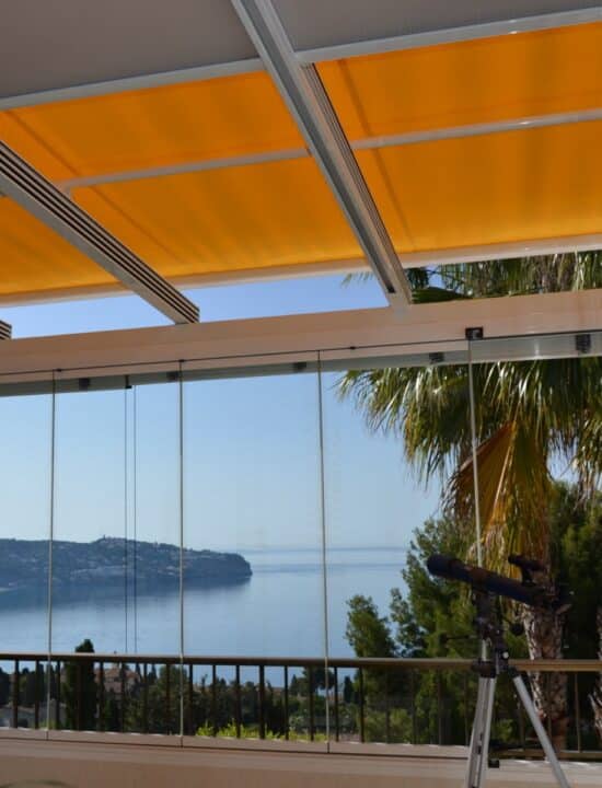 techo cristal toldo veranda