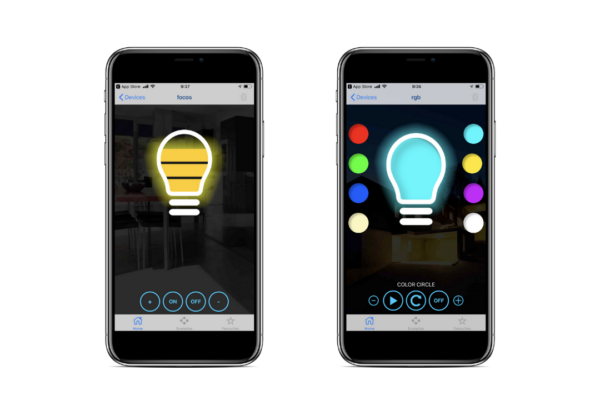 Movil control luces