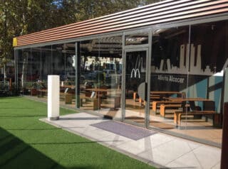 rideau de verre ne pas avoir de guide inférieur