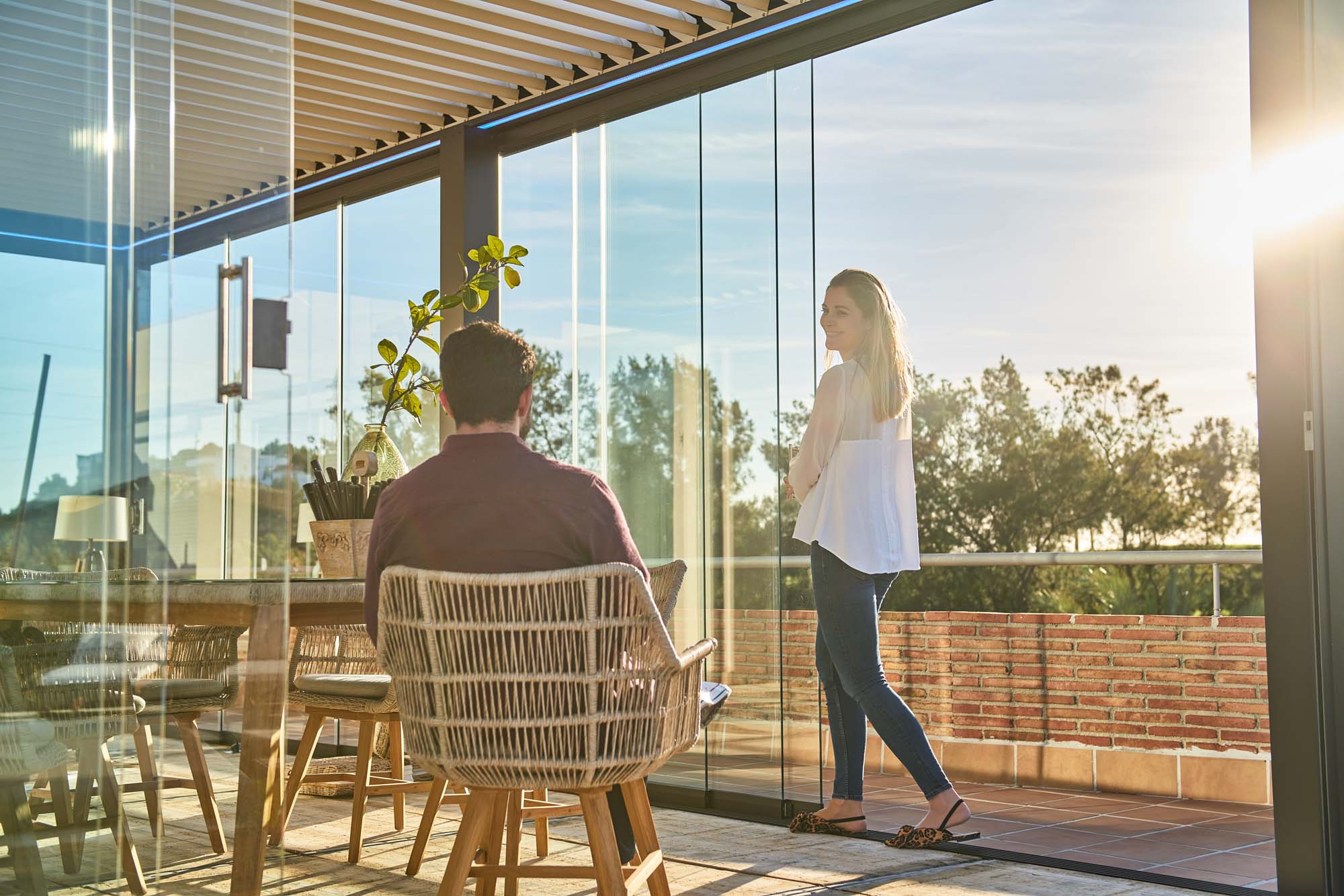 cortinas de cristal corredera