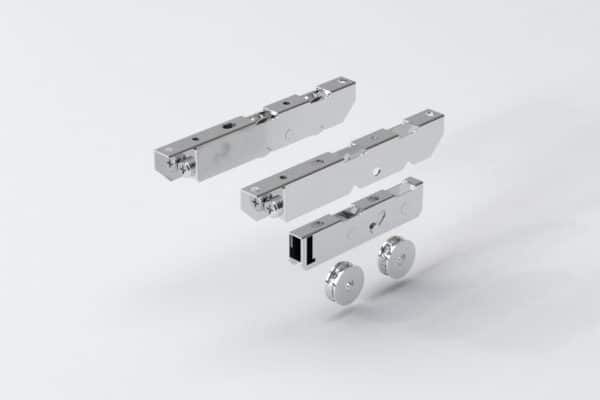 rodamientos tandem para cortina de cristal