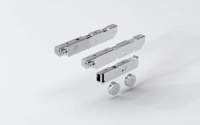 rodamientos tandem para cortina de cristal