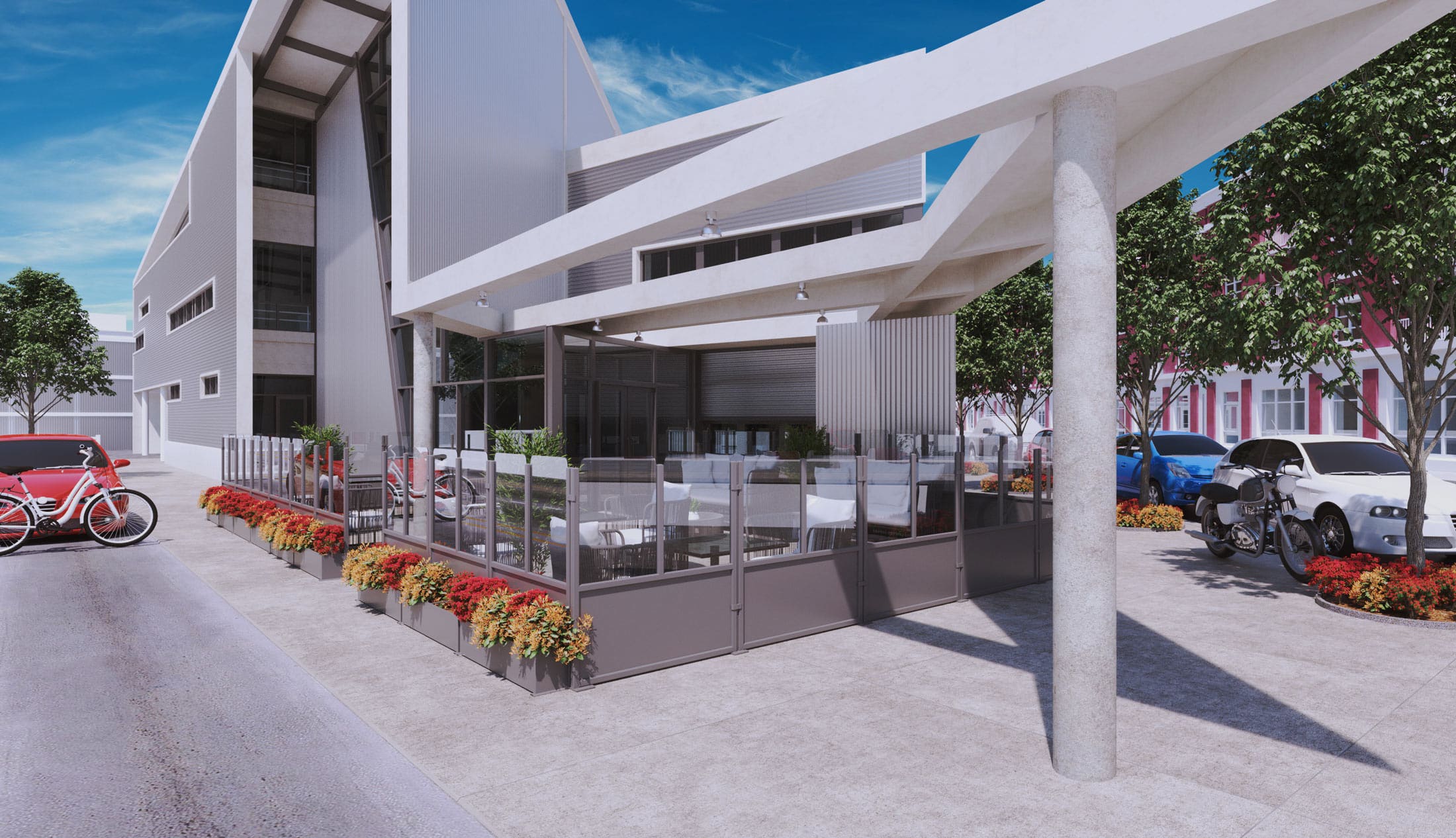  mampara de cristal hosteleria 