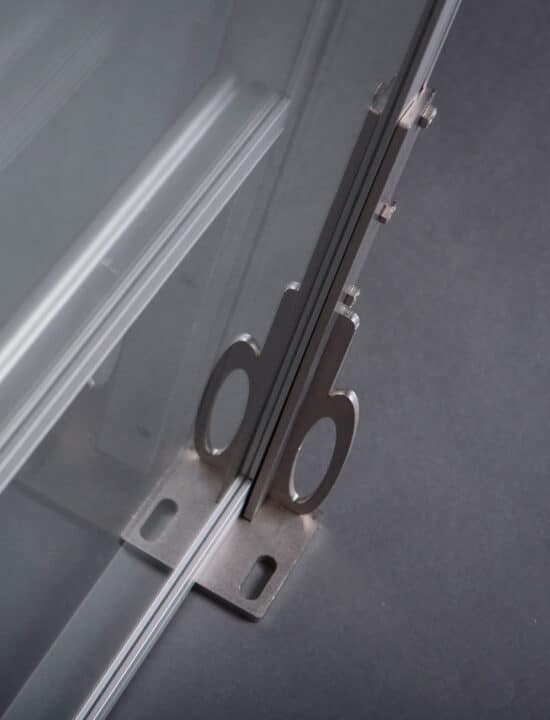 anclaje fijo paraviento extensible