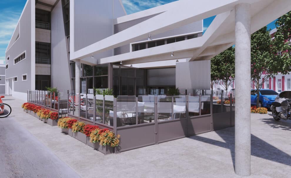 mampara mapa de terraza