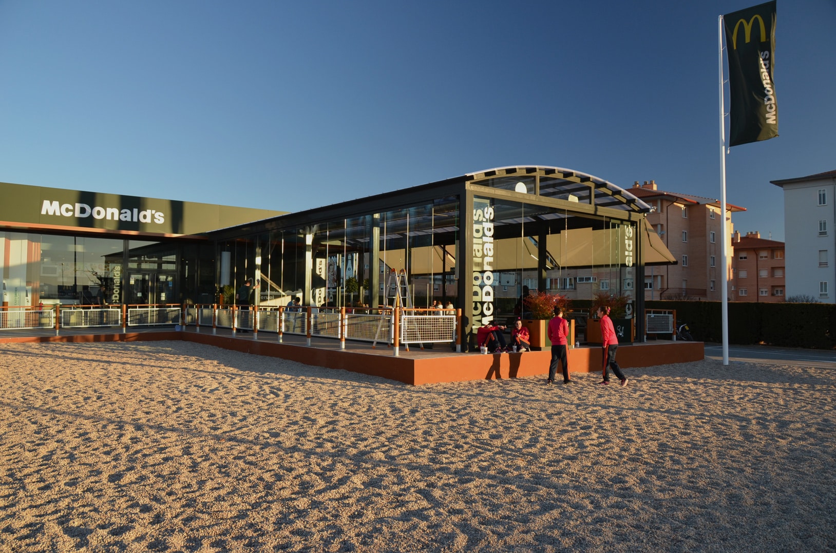 cristalera transparente McDonald´s