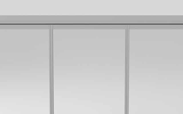 perfiles entre vidrios para cortina de cristal