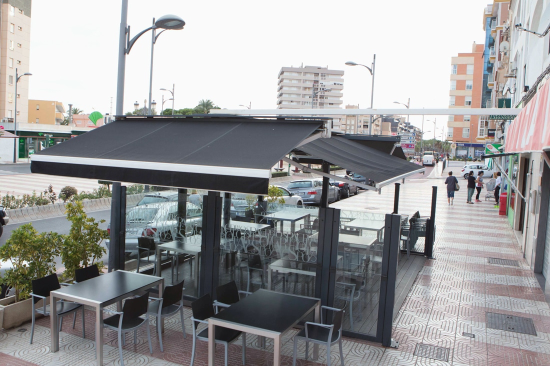 paraviento plebable hosteleria