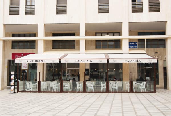 paraviento plebable terraza bar