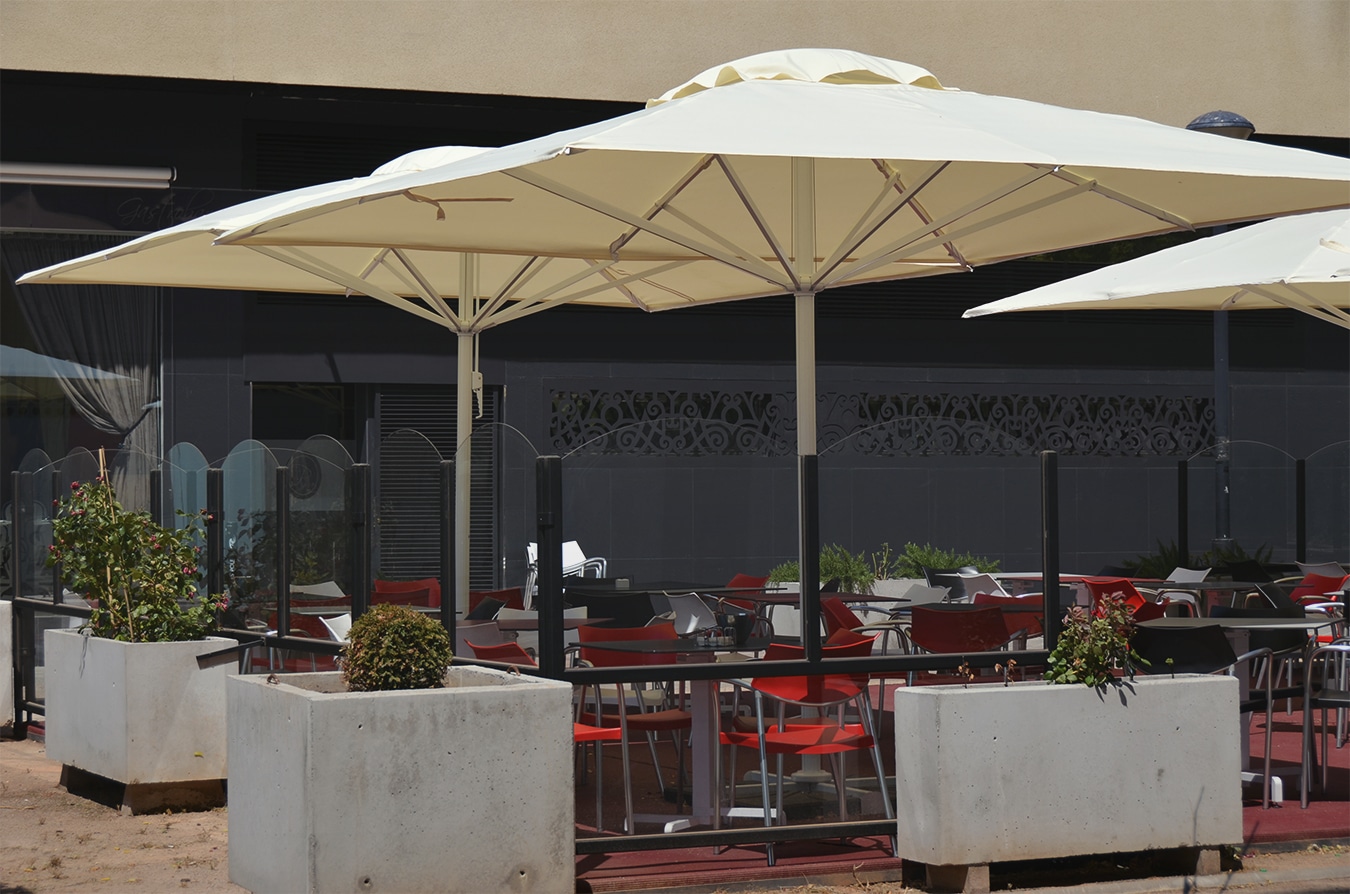  mampara de cristal bar 