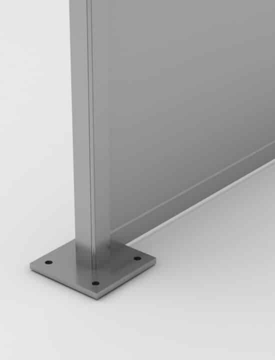 fijadores al suelo mamparas paravientos