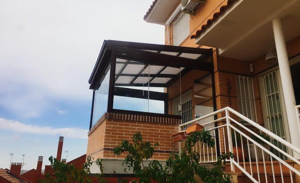 cortina de cristal o vidrio