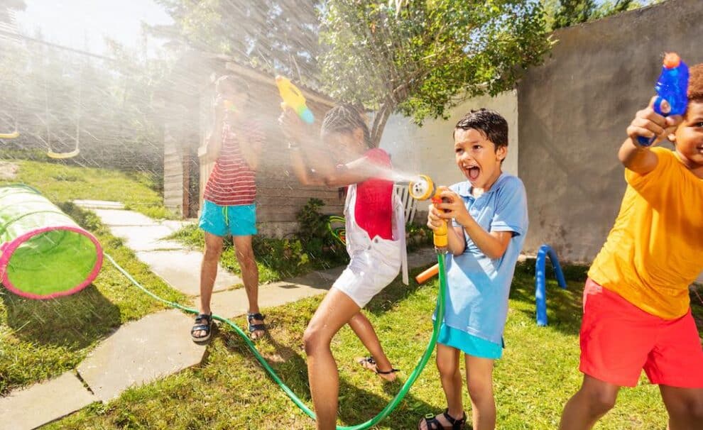 jardin para niños en casa