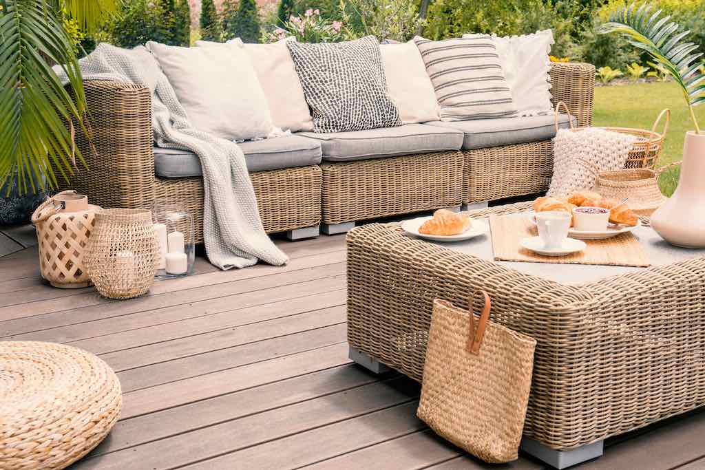 como limpiar mueble terraza