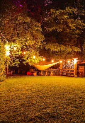 iluminacion jardin exterior