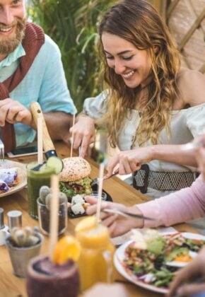 preparar brunch en terraza