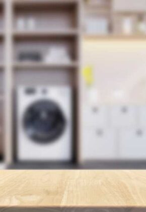 lavadero en la terraza